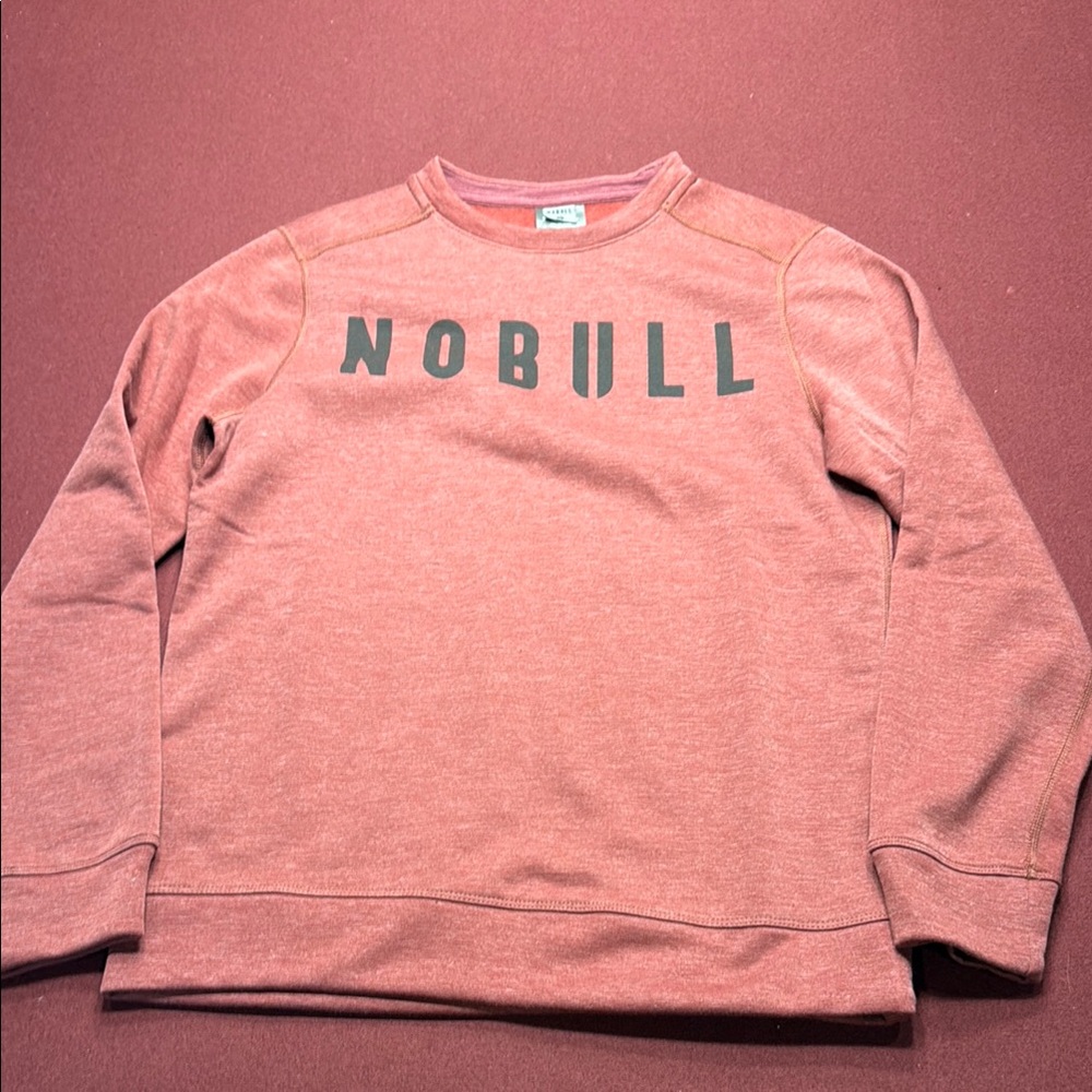 NOBULL Pink Crewneck Sweater Relaxed Fit